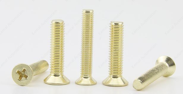 Golden Flat Head Screws M3*150